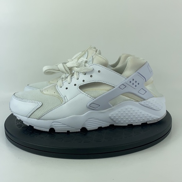 Nike Air Huarache Run GS White Running Shoes 654275-110 Women's Size 8.5 (7Y) - Picture 8 of 12